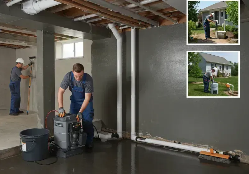 Basement Waterproofing and Flood Prevention process in Murphy, TX